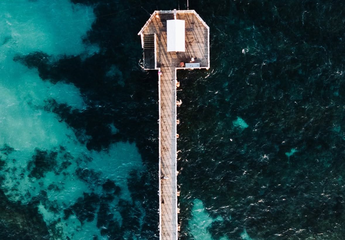 Point Lonsdale from Above — photograph by Santosh Bista